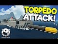 SINKING SHIPS WITH TORPEDO ATTACKS! - Stormworks: Build and Rescue Gameplay - Sinking Ship Survival