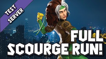 Full Famine Scourge Run! Nodes 1 to 10, Difficulty 7! - Marvel Strike Force