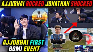 TOTAL GAMING FIRST EVENT | AJJUBHAI FIRST BGMI EVENT | AJJUBHAI VLOG | TOTAL GAMING