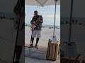 #livemusic/#busking Mike Sales on #manatee beach 1