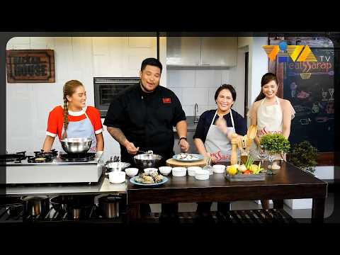 Oyster Kinilaw by Chef Luigi Muhlach and Janice De Belen!