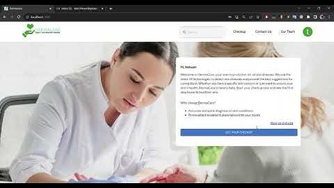 Introducing Dermacare: Project Demo Video for SIH 2023
