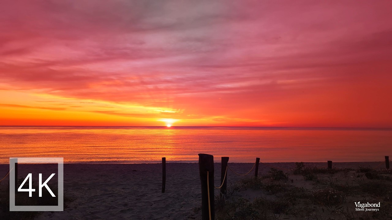 Магический Радужный Рассвет Будони | 4K ASMR Расслабляющий Цикл 3 Часа