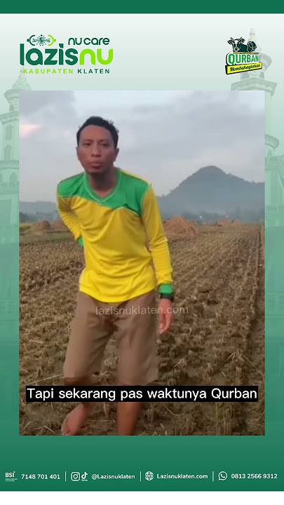 Janji besok tahun depan niat Qurban?, NU Care Lazisnu Klaten Idul adha  meme lucu humor #shorts