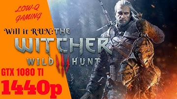 Will It Run: The Witcher 3  GTX 1080 ti 1440p Max Settings Benchmark
