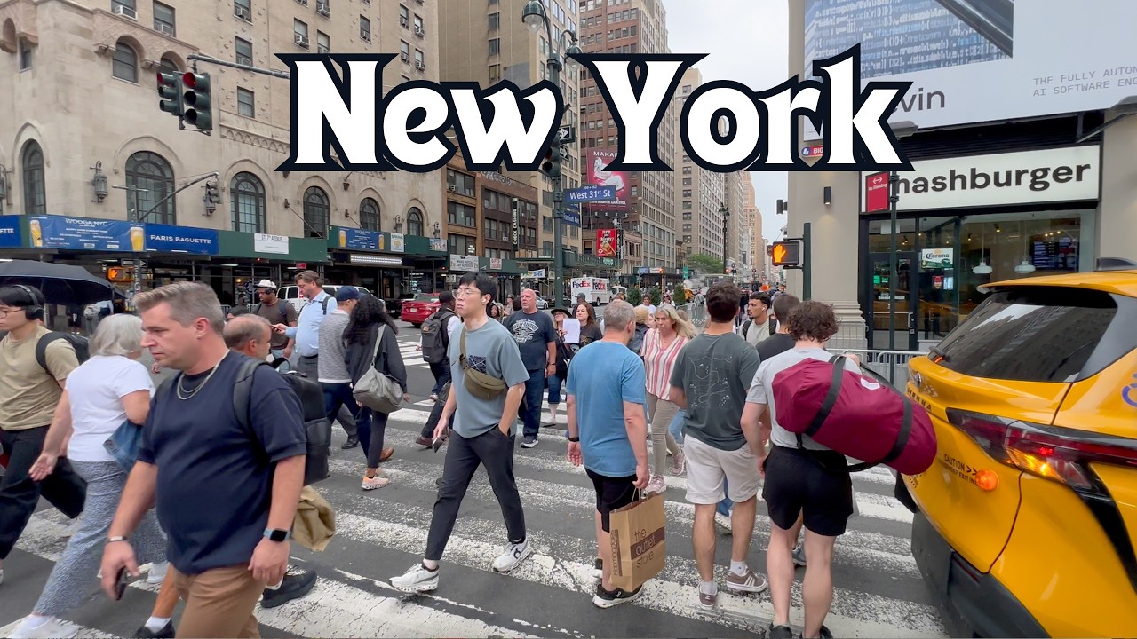 New York, Amerika Serikat | Tur Jalan Kaki 4K | 8 Jul 2026