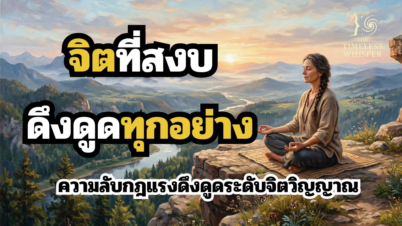 จิตที่สงบ ดึงดูดทุกอย่าง | ความลับกฎแรงดึงดูดระดับจิตวิญญาณ