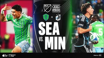 Seattle Sounders FC vs. Minnesota United | 6-Goal Thriller! | 2025 Audi MLS Cup Playoffs