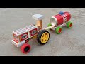 how to make matchbox tractor with trolley diy