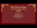 The flower duet from lakme leo delibes performed by maribel ararao krissan tan  the mso