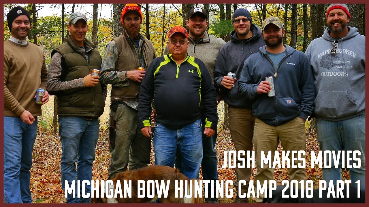 Northern Michigan Bow Hunting Deer Camp 2018 YouTube