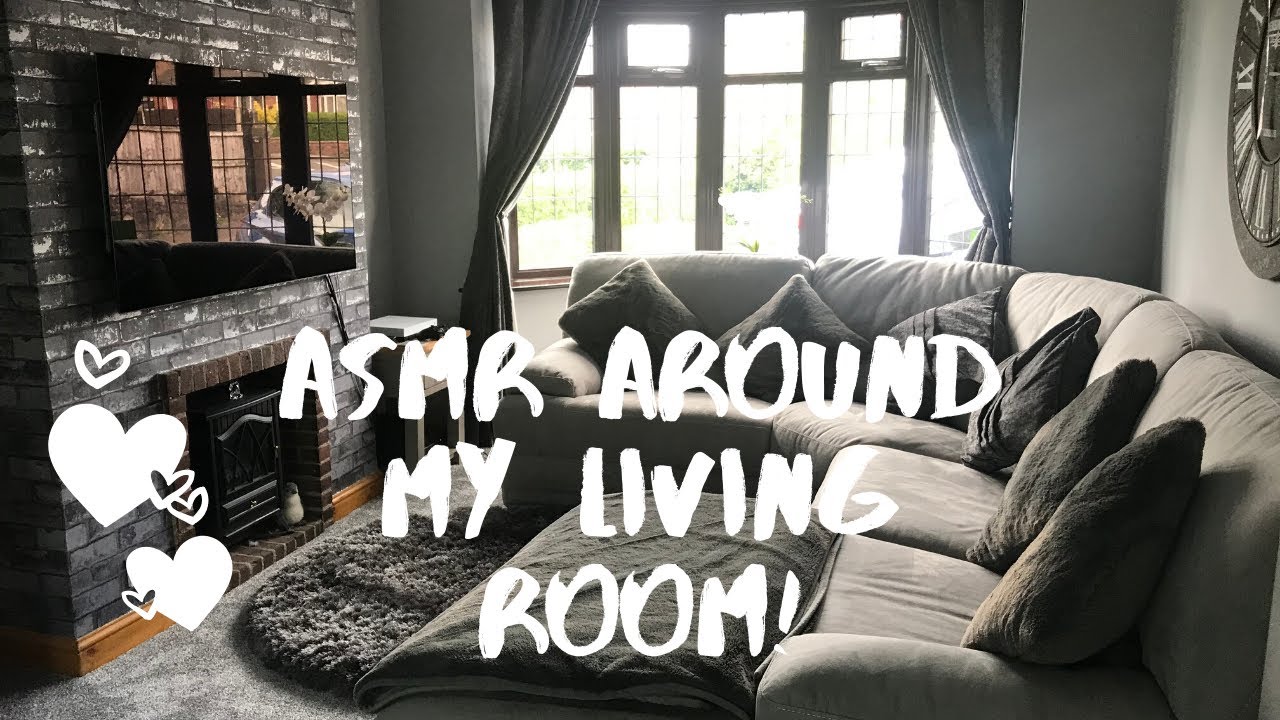 ASMR AROUND MY LIVING ROOM!