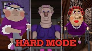 ESCAPE GRANDMA'S HOUSE, GRUMPY GRAN, ESCAPE EVIL GRANDMA ROBLOX OBBY! HARD MODE! Roblox Gameplay