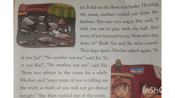 Ecps class 1 moral science lesson 2 Honest jia part 2