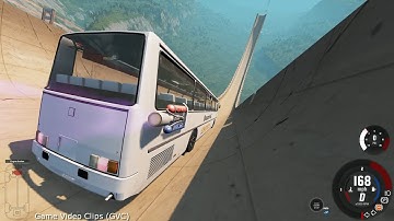 Beamng Drive BUS crashes 😎 IKARUS 250 vs Mega Ramp GTA5 Map - Epic High Speed Jumps - Beamng Drive