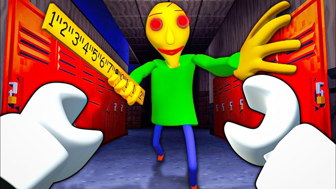 ESCAPE EVIL BALDI'S MANSION! (OBBY) - Full Gameplay ∣ NO Commentary # ...