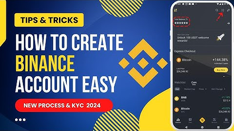 Account Creation And Kyc | How To Create Binance Account | Binance Account Verification 2024