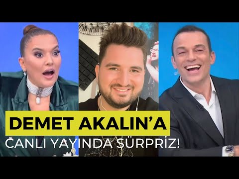 DEMET AKALIN'A CANLI YAYINDA SÜRPRİZ | \