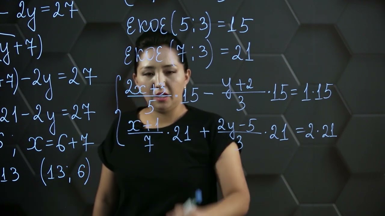 Екі айнымалысы бар сызықтық теңдеулер жүйесін алмастыру тәсілімен шешу. 6 сынып.