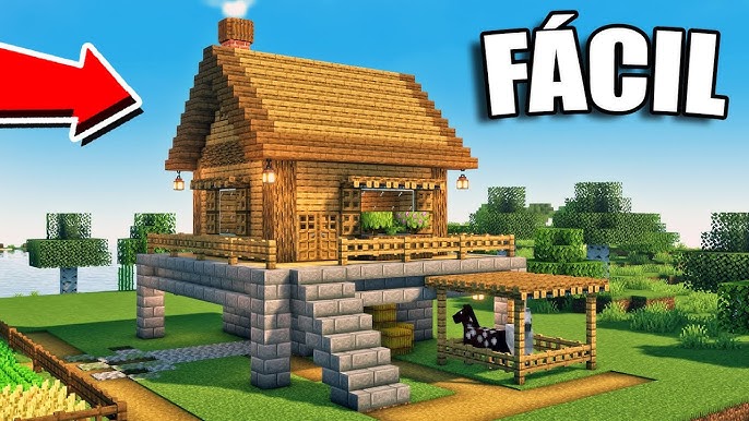 Minecraft - Como construir uma casa de madeira para sobrevivência