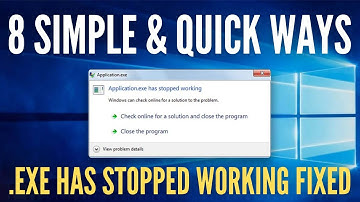 How to Fix Application.exe File Has Stopped in Windows 10 | SIMPLE & WORKING TUTORIAL 2021