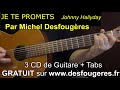 JE TE PROMETS  Johnny Hallyday -  Démo guitare pour mes élèves (et pour les autres ;o)