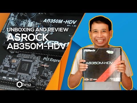 Review dan Unboxing ASROCK AB350M-HDV | Hexatekno.com
