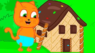 Cats Family en Français - Maison De Biscuits Animé 2020 en Français