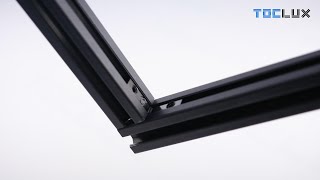 Installation Guide for Inner Corner Bracket (Black) of 2020 Series Aluminum Profile