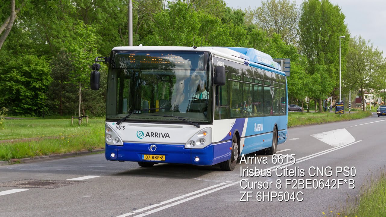 Arriva 6615 Irisbus Citelis CNG ZF 6HP504C Ecomat