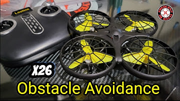 Loolinn X26 Obstacle Avoidance Drone Unboxing and Flight Demo