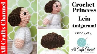 In this video we will complete our little Princess Leia inspired Ami doll. We will work the hair and those famous buns. This is a 