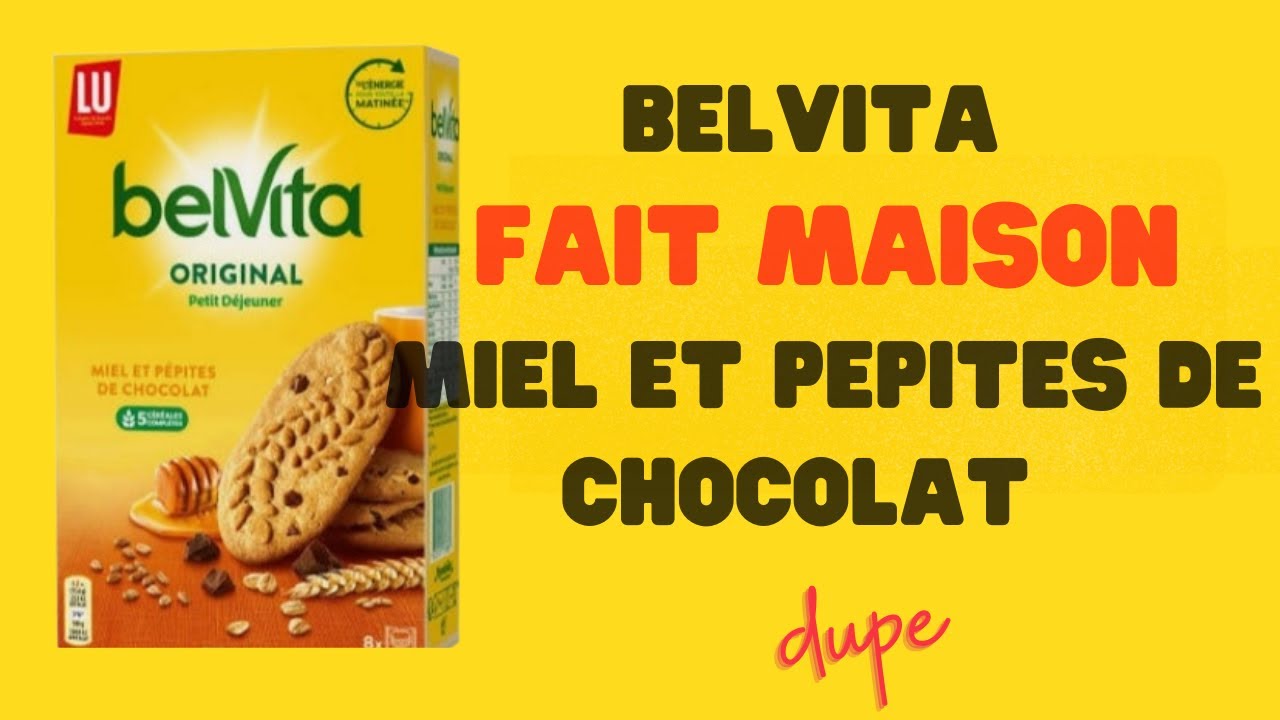 Biscuits petit déjeuner au chocolat Original Belvita LU
