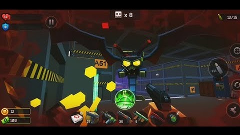 pixel combat zombie strike android gameplay | zombie attack