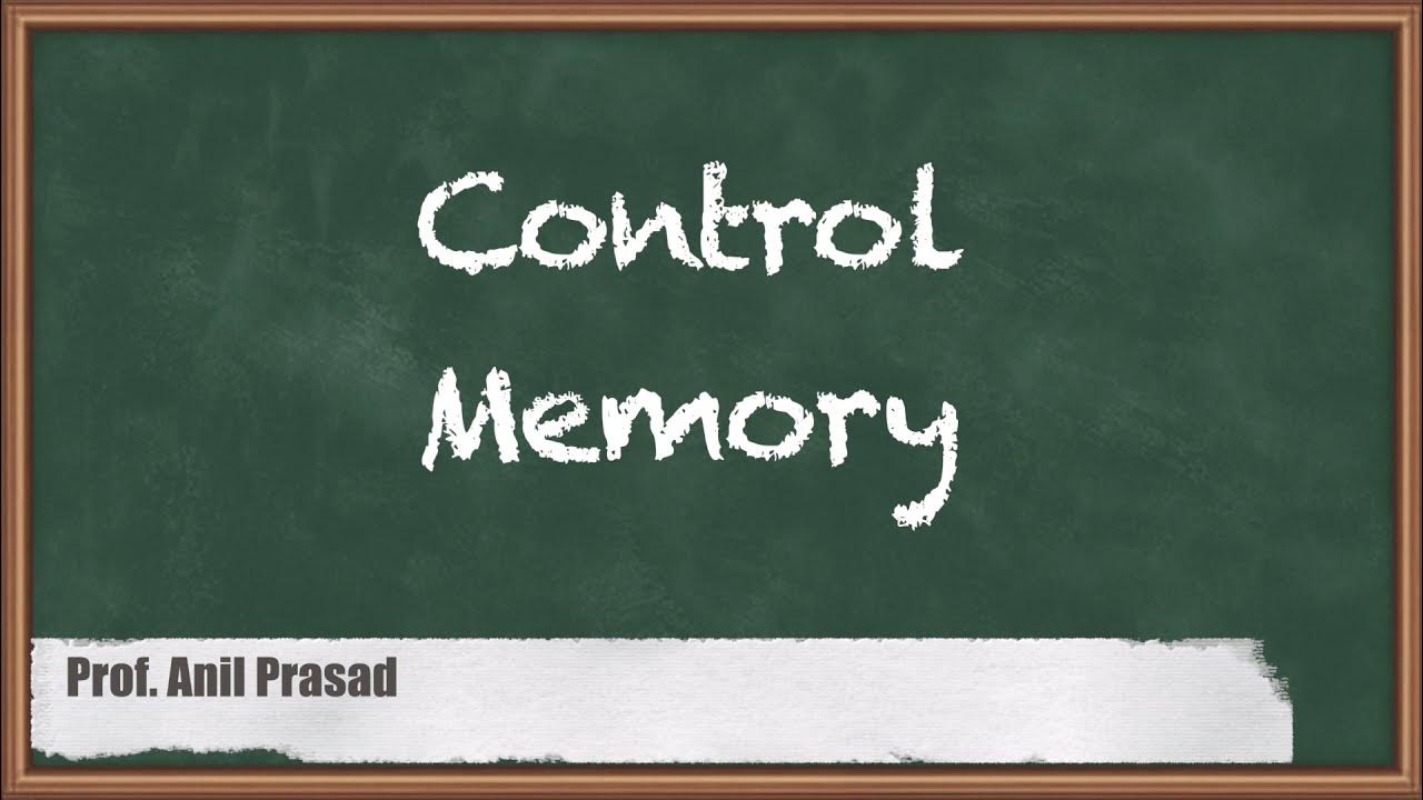 Control Memory - Micro Programed Control Unit - Computer Organization ...