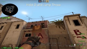 Window Smoke From T Spawn(Mirage/128 Tick)