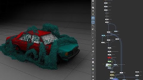 Houdini Fx: Simulating Particle Erosion Effects on a Car Surface in Houdini: Using