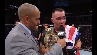 UFC Newark: Colby Covington and Robbie Lawler Octagon Interviews