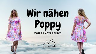 Wir nähen das Kleid Poppy von Fancyfabrics