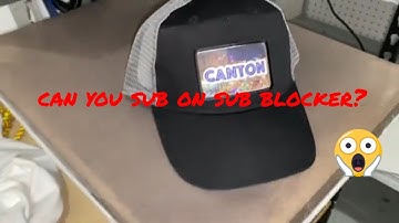 Can you sublimate on Siser sub block Htv ? + How to sub on sublimation patches !
