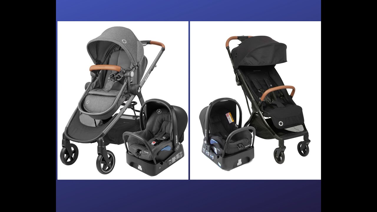 Carrinho Travel System Anna² MAXICOSI & Travel System Eva MAXICOSI
