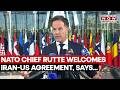 NATO chief Rutte Welcomes Iran-US Agreement As He Arrives For Defense Ministers' Meeting