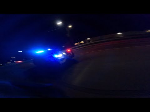 Downtown police chase gsxr1000r [raw audio]