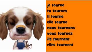 Французский музыкальный сопряжения # Rock # глагол = tourner