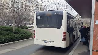 O Statie Pe Linia 323 Piata Unirii - Piata Sfanta Vineri, Cu Mercedes Benz Citaro E4 4744