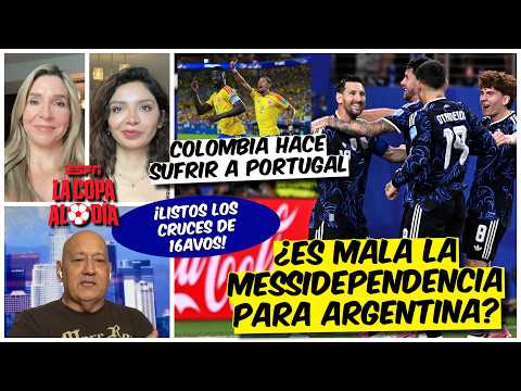 Messi comes on to calm Argentina; Colombia puts on a great performance against Portugal | The Cup...