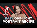 The easiest onelight setup for on locations portraits