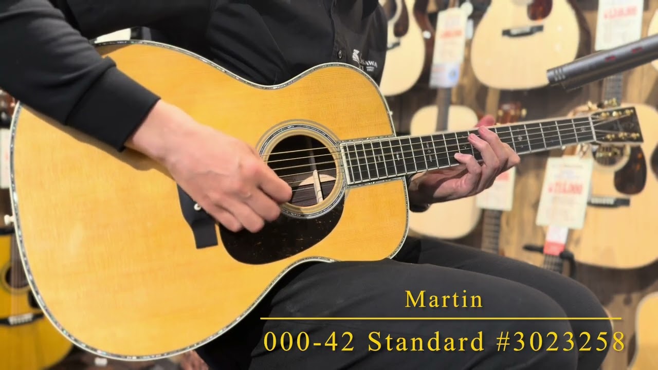 新品〕Martin 000-42 Standard #3023258【美しい鈴鳴りトーンと気品