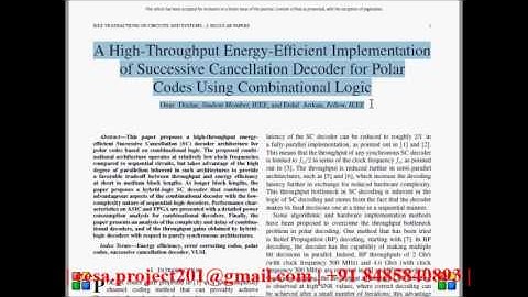A High Throughput Energy Efficient Implementation of Successive Cancellation Decoder for Polar Codes