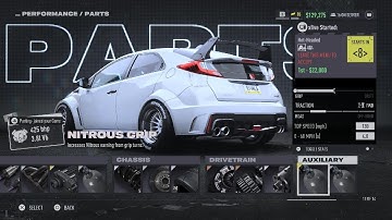 Need for Speed Unbound_2015 Honda Civic Type-R B"Class Tune